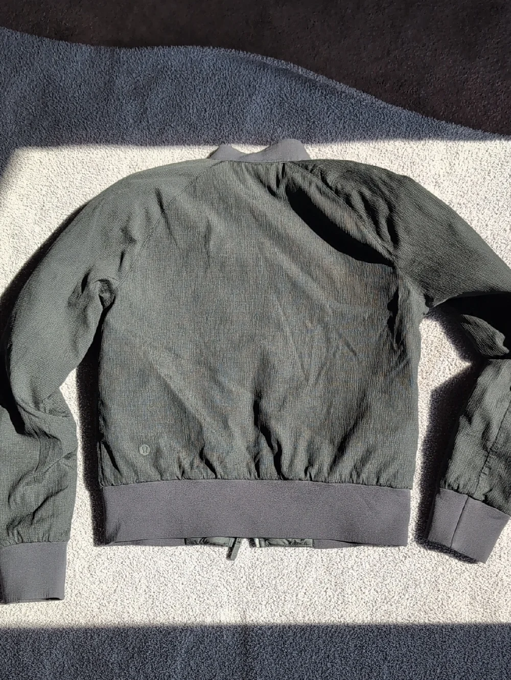 Lululemon Black Reversible Bomber Jacket Size 4